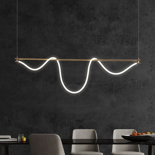 Creative Linear Curved Pendant Light