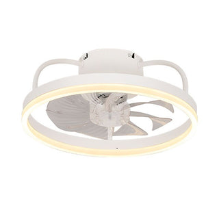 Ceiling Fan with Light, 3 Color, 15.7"/19.6"