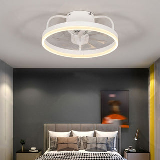 Ceiling Fan with Light, 3 Color, 15.7"/19.6"