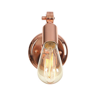 Bulb Rose Gold Vanity Wall Lamp