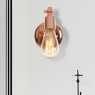 Bulb Rose Gold Vanity Wall Lamp