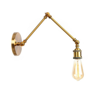 Bulb Adjustable Wall Lamp, Metal, 4 Color