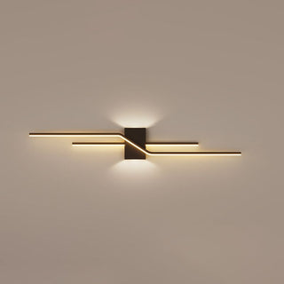 Double-linear Wall Lamp, 4 Color, 39.5"