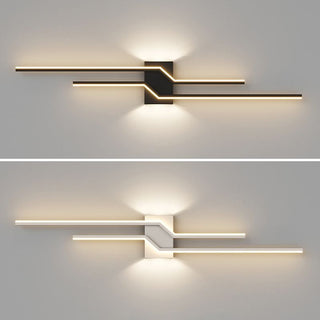 Double-linear Wall Lamp, 4 Color, 39.5"