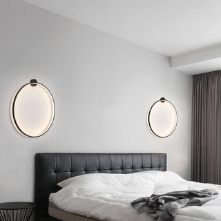 Minimalist Atmospheric Line Two-color Ring Wall Lamp