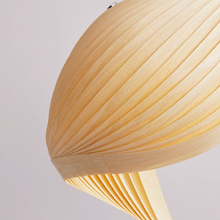 Conch Cluster Wooden Pendant Light