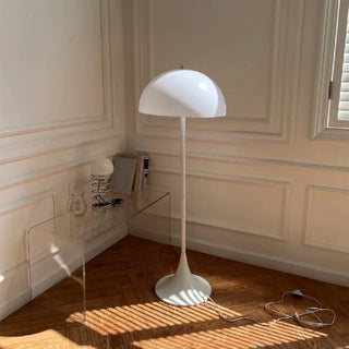 Romantic atmosphere cream mushroom floor lamp