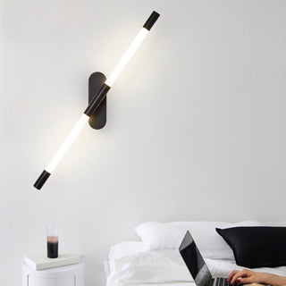 Minimalist Brass Rotatable Line Wall Light