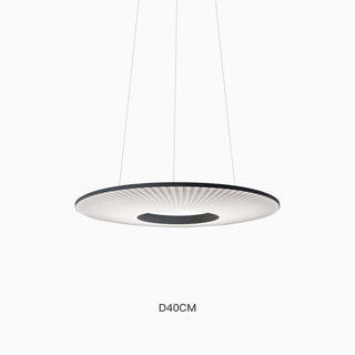 Ring Pleated Fabric UFO Chandelier