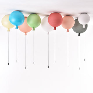 Morandi Color Balloon Flush Mount Ceiling Light