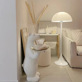 Romantic atmosphere cream mushroom floor lamp