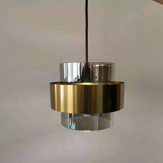 Glass & Brass Cluster Pendant Light