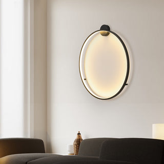 Minimalist Atmospheric Line Two-color Ring Wall Lamp