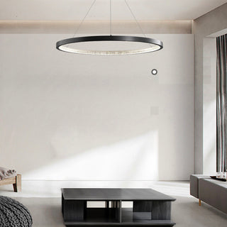 Inner Glow Black Pendant Light