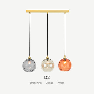 Water Ripple Cluster Pendant Light, 10 Morandi Color