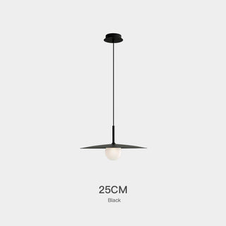 Minimalist Hat Shape Pendant Light, 3 Color & Size