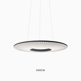 Ring Pleated Fabric UFO Chandelier