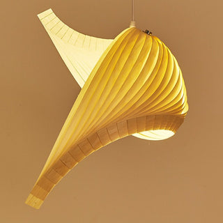 Conch Cluster Wooden Pendant Light