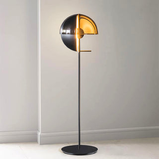 Black Retro Design Spherical Floor Lamp