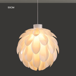 Pine Cone Cream Blossom Pendant Light