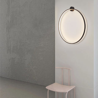 Minimalist Atmospheric Line Two-color Ring Wall Lamp