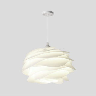 Artificial Fabric Rose Pendant Light