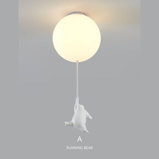 Balloon Bear Flush Mount Ceiling Light