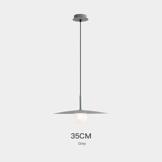 Minimalist Hat Shape Pendant Light, 3 Color & Size