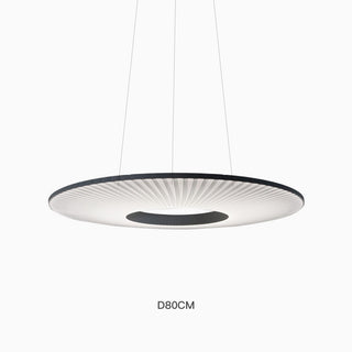 Ring Pleated Fabric UFO Chandelier