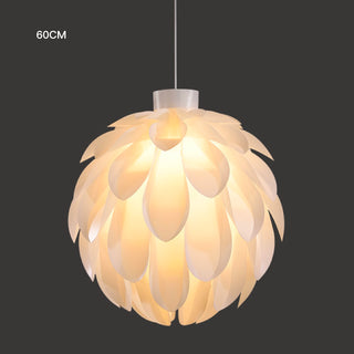 Pine Cone Cream Blossom Pendant Light