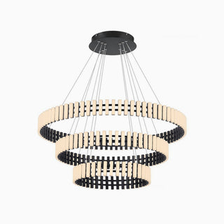 Modern Luxury Simple Atmosphere Round Piano Key Chandelier