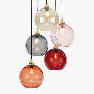 Water Ripple Cluster Pendant Light, 10 Morandi Color