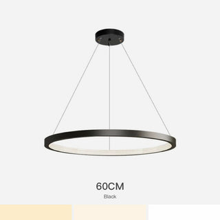 Inner Glow Black Pendant Light