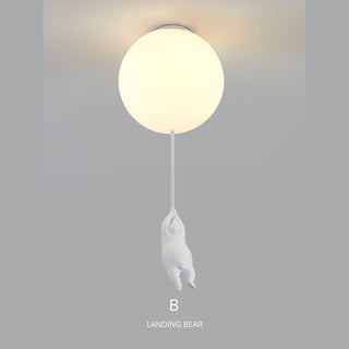 Balloon Bear Flush Mount Ceiling Light