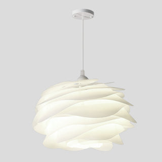 Artificial Fabric Rose Pendant Light