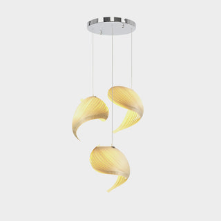 Conch Cluster Wooden Pendant Light