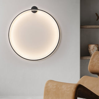 Minimalist Atmospheric Line Two-color Ring Wall Lamp