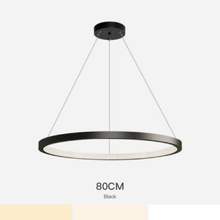 Inner Glow Black Pendant Light