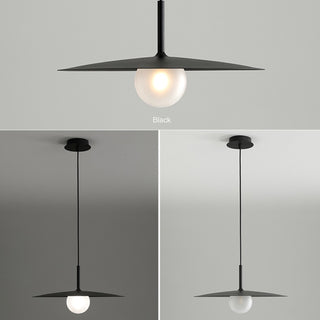 Minimalist Hat Shape Pendant Light, 3 Color & Size