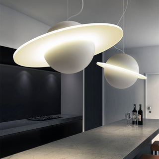 White Planet Halo Fantasy Pendant Light