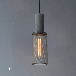 Industrial Metal Black Pendant Light