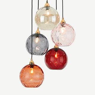 Water Ripple Cluster Pendant Light, 10 Morandi Color