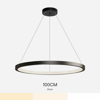 Inner Glow Black Pendant Light