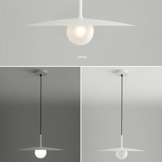 Minimalist Hat Shape Pendant Light, 3 Color & Size