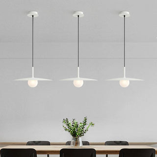 Minimalist Hat Shape Pendant Light, 3 Color & Size