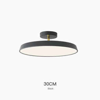 Simple Circular Creative Rotatable Ceiling Light,3 Color