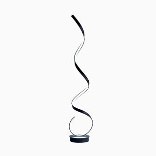 Creative Spiral Line Art Minimalist Black Floor Lamp