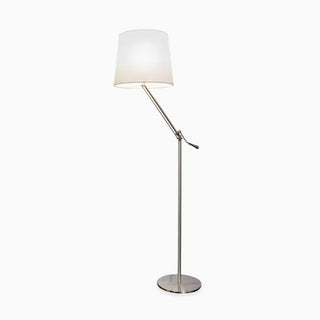 Classic Newton Adjustable Swing Arm Fabric Floor Lamp