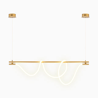 Creative Linear Curved Pendant Light