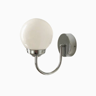 Retro Chrome Glass Bubble Wall Sconce